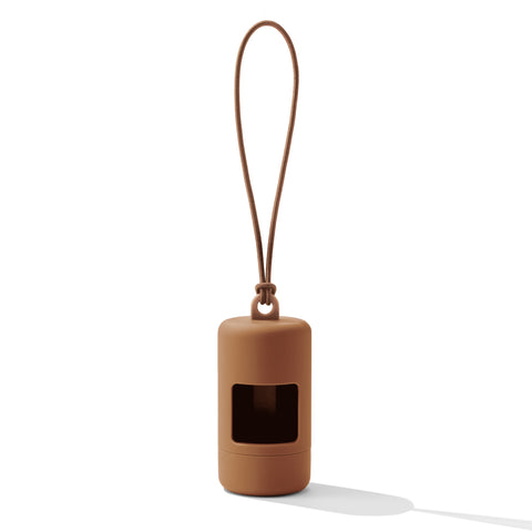 Mocha Brown dachshund poop bag holder — Doxie Warehouse