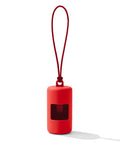 Red dachshund poop bag holder — Doxie Warehouse