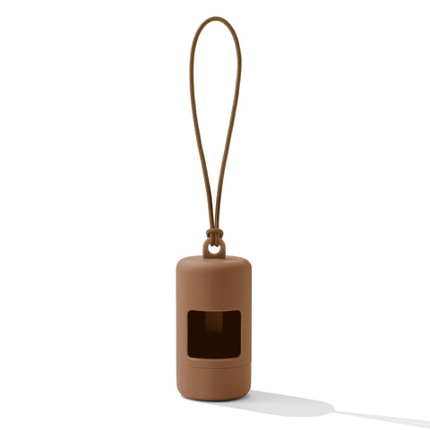 Mocha Brown dachshund poop bag holder — Doxie Warehouse